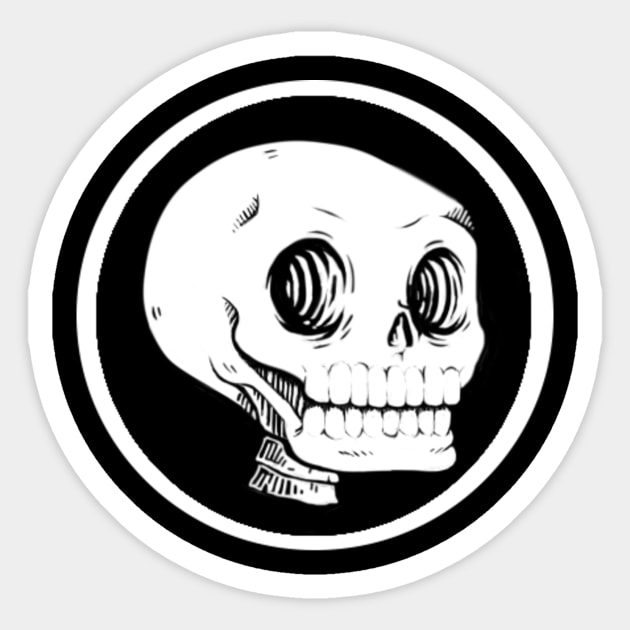 skull Sticker by poupinette